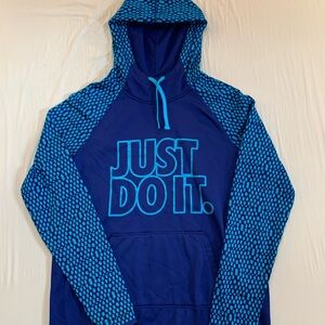 Nike Therma-Fit Blue Polka Dot Hoodie
